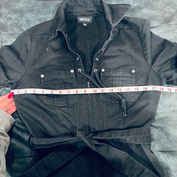 🔥Stylish Black Denim jumpsuit 🔥 - Picture 3 of 5